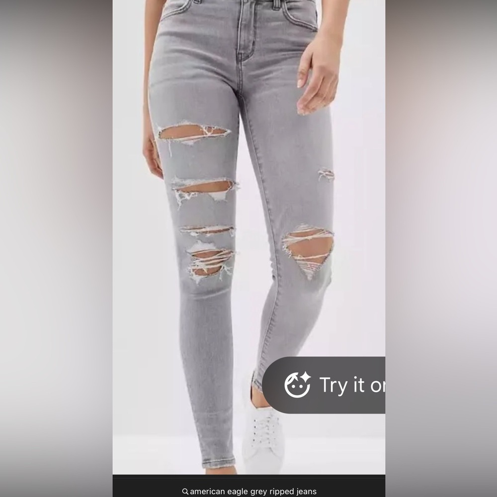 American Eagle Charcoal Jeans